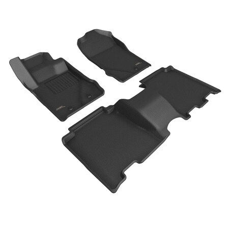 U-Ace U Ace 3D Maxpider R1 & R2 Floor Mat for 2022 Ford Bronco Kagu Black L1FR14901509